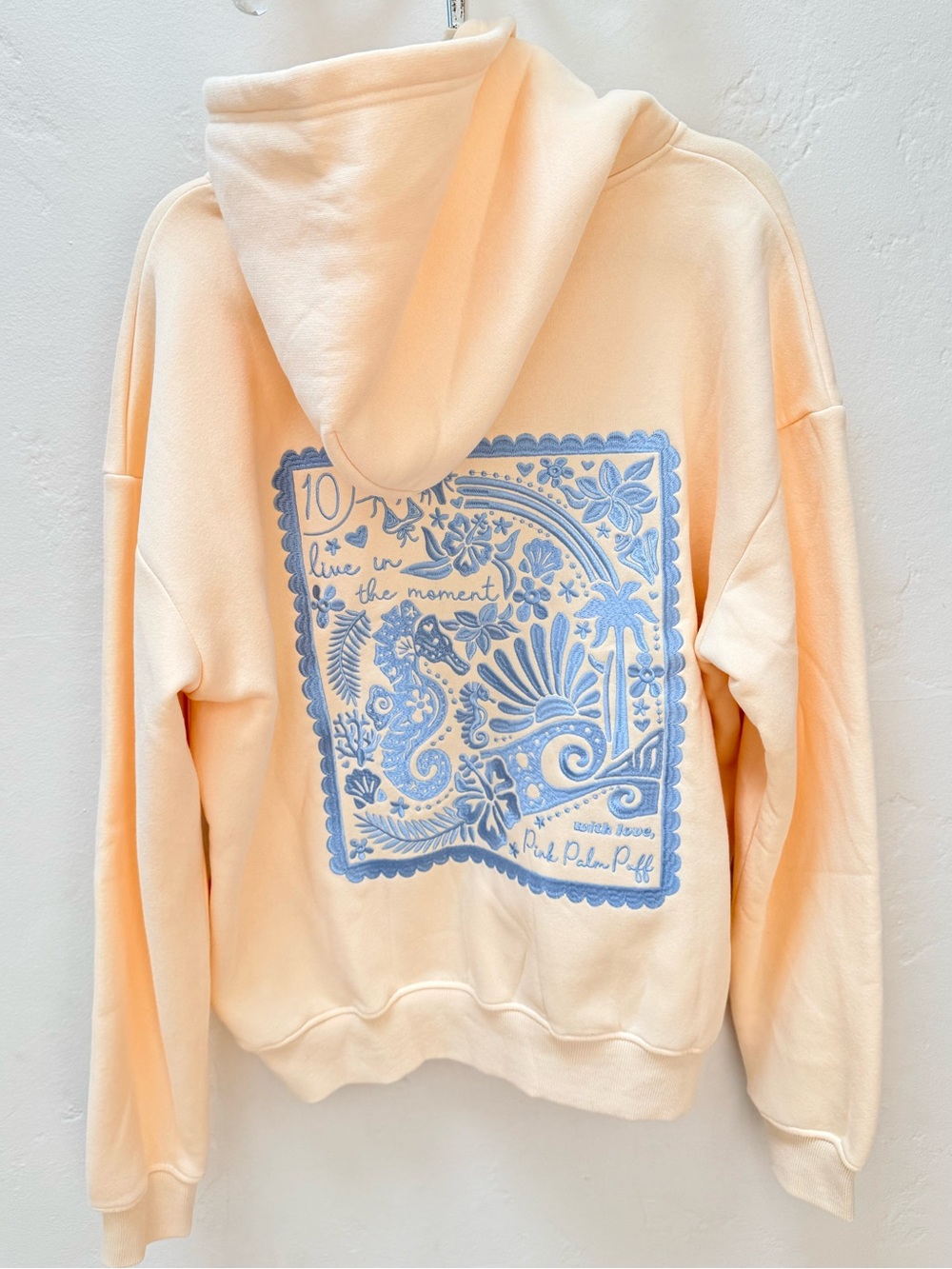 NEW Pink Palm Puff x Embreigh Hoodie - Picture 3 of 6